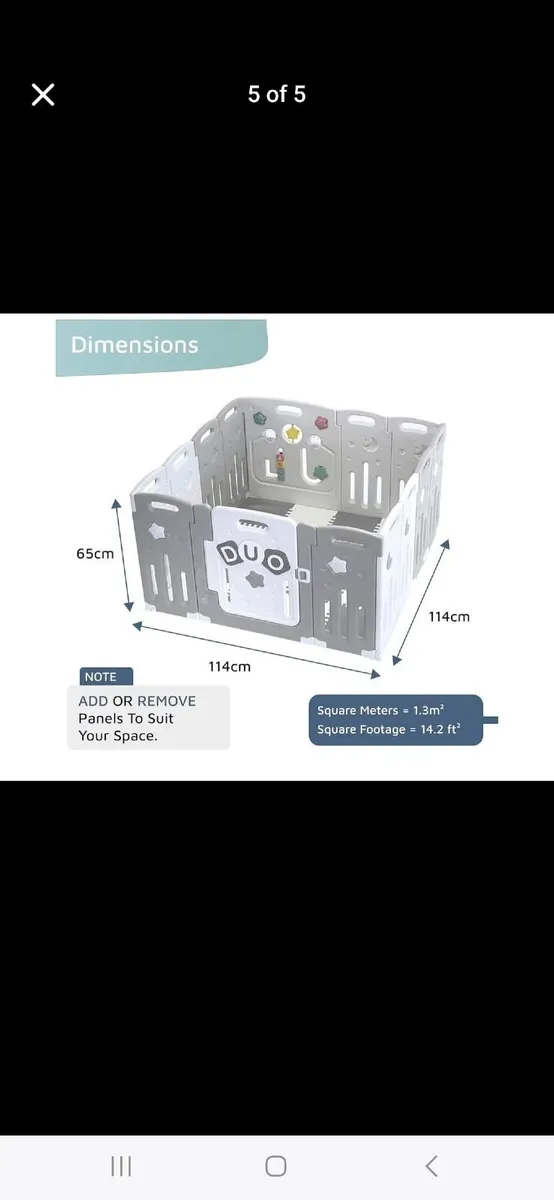 Venture duo playpen - Image 2