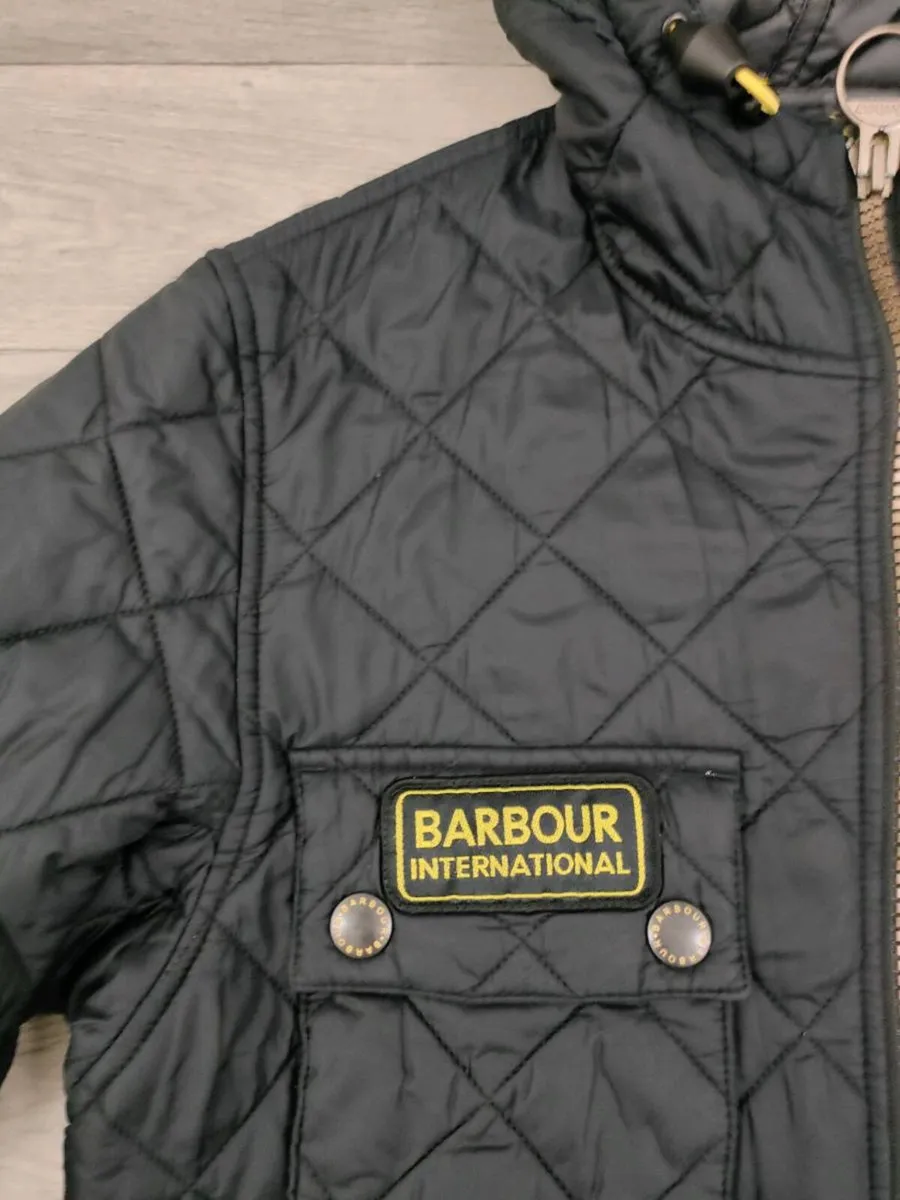 Barbour International Paxton Quilted Jacket Mens M - Image 4