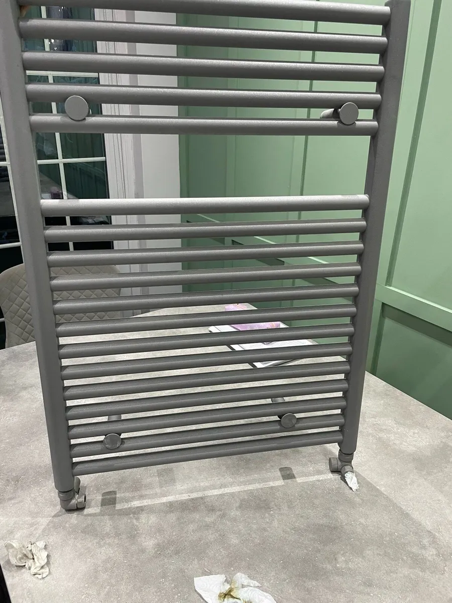 Grey Heated Towel Rail - Image 3