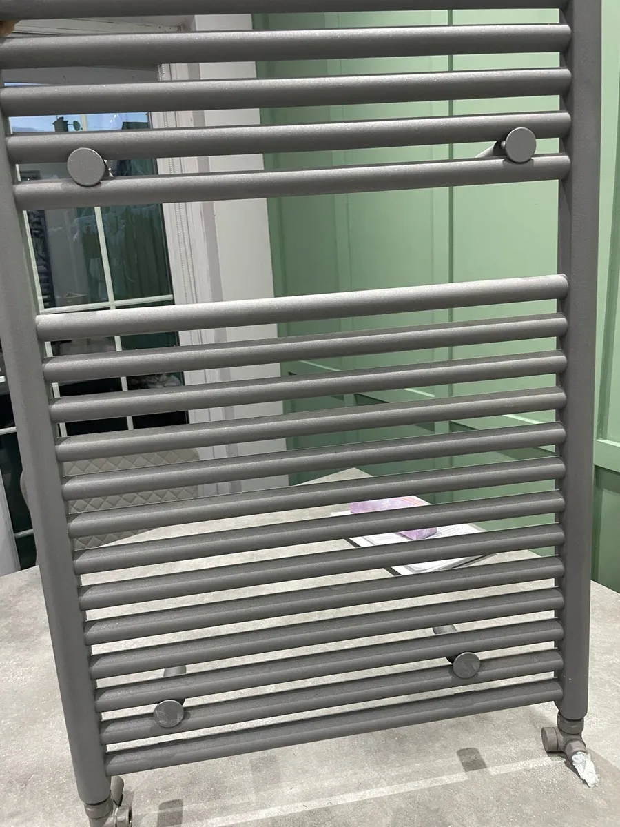 Grey Heated Towel Rail - Image 1