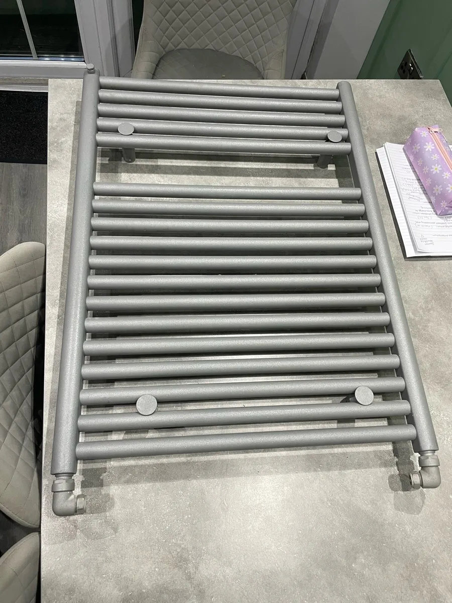 Grey Heated Towel Rail - Image 2