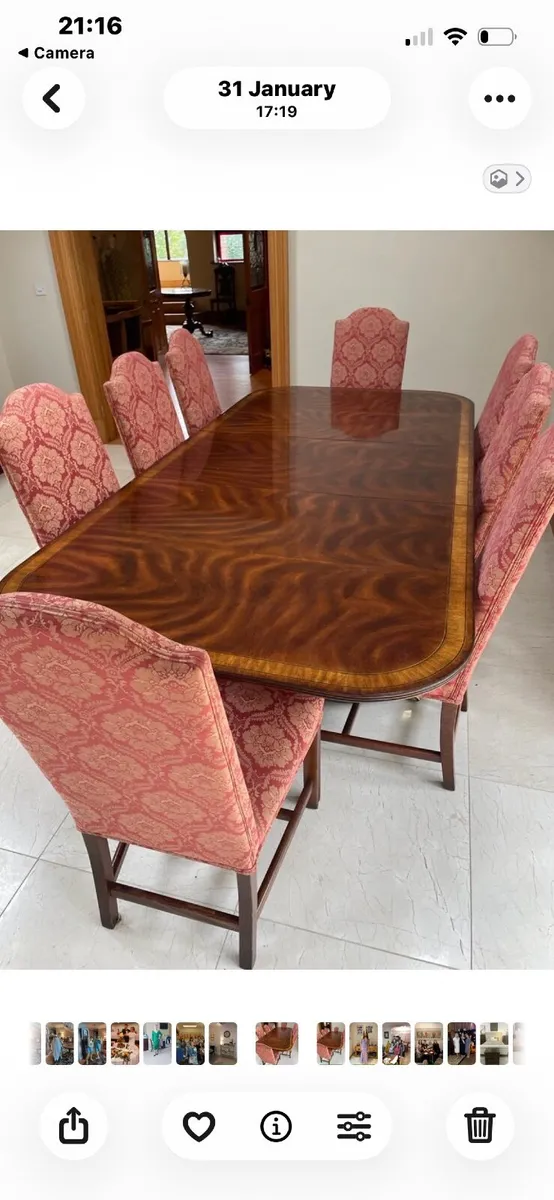Dining room table only