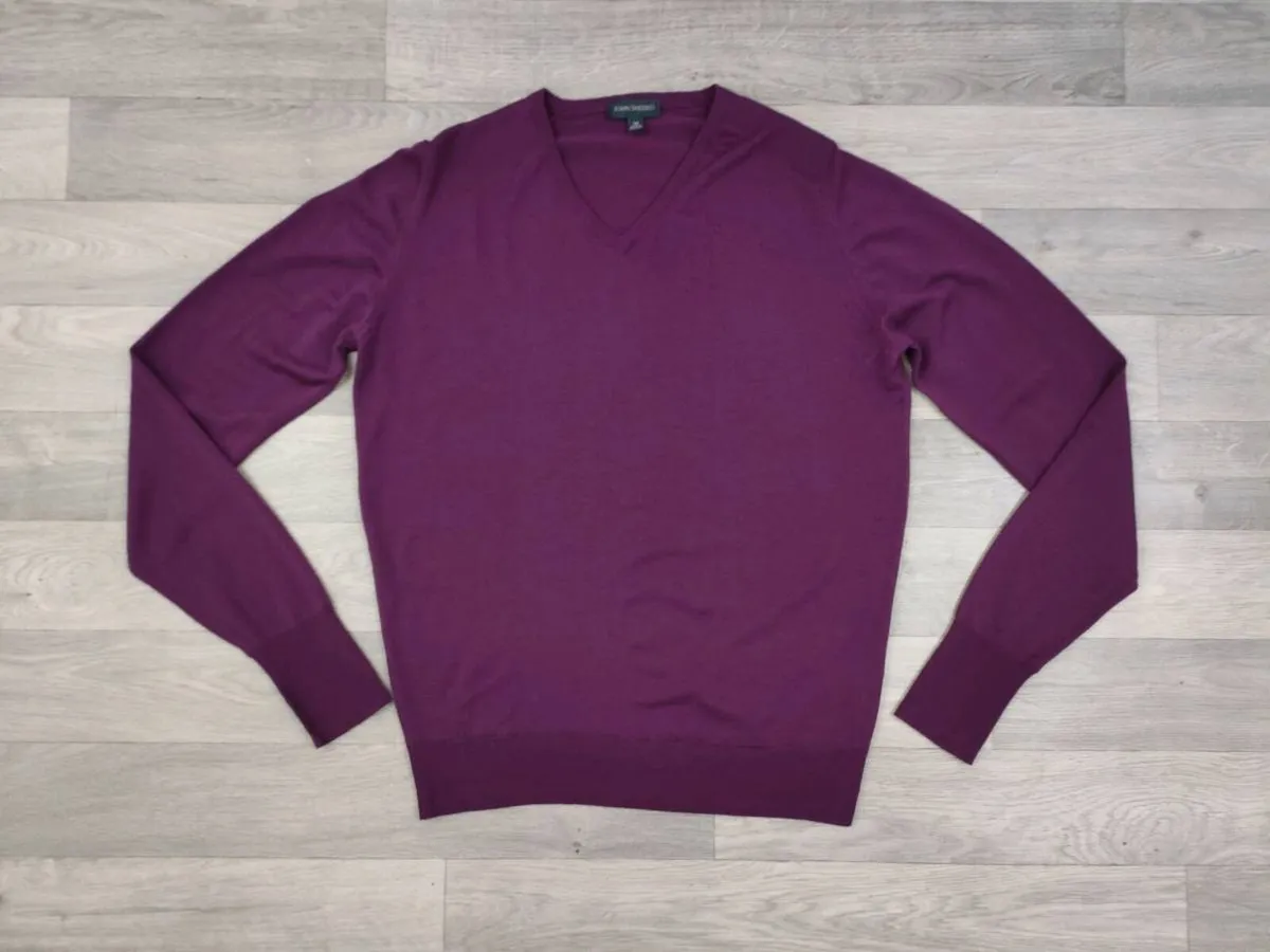 John Smedley Merino Wool Jumper Mens Medium - Image 1