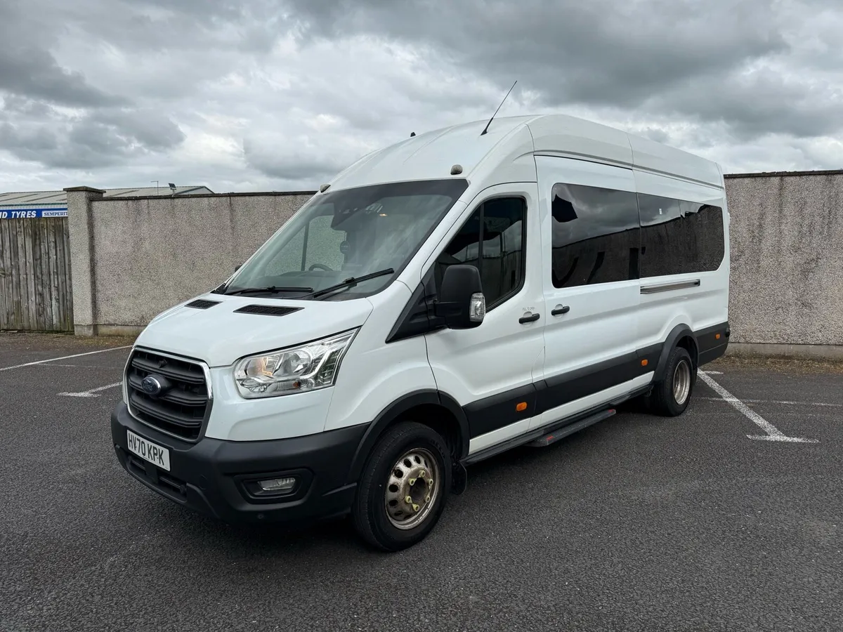 2020 Ford Transit 17 Seat Minibus 130BHP - NO VAT - Image 1
