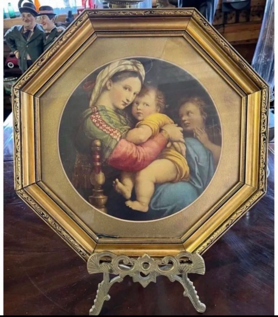 Madonna of the  chair wall hanging