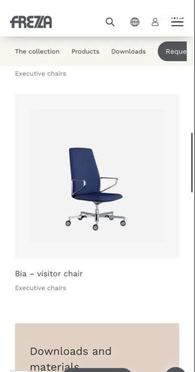 Frezza Bia Executive Office Chair-DeepCleaned! - Image 2