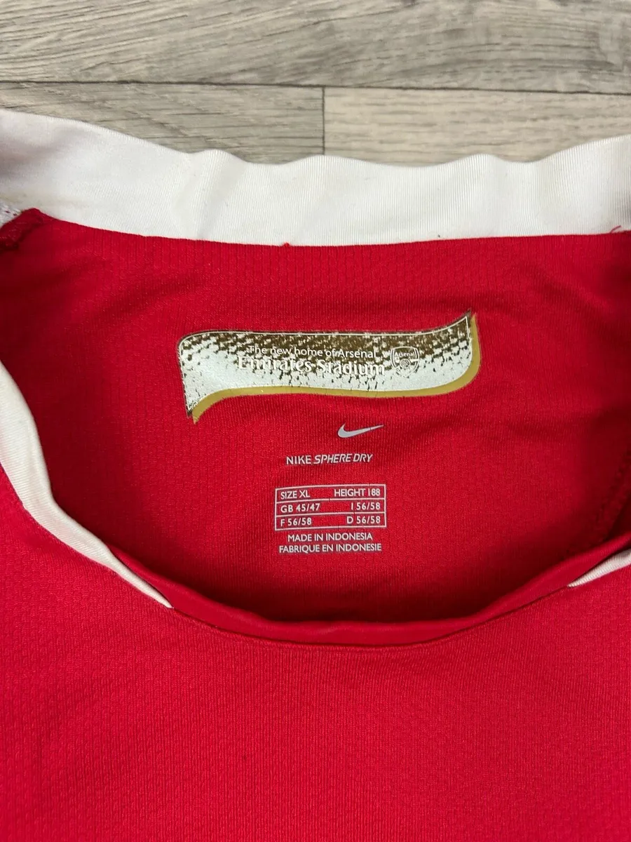 Vintage 2006 Nike Arsenal London Home Jersey XL - Image 4