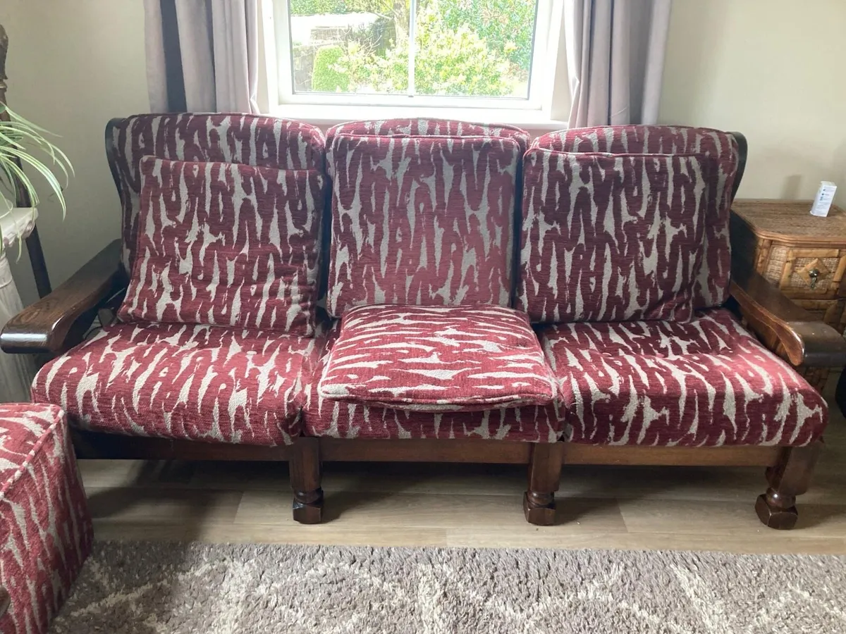 3 piece couch & 1 armchair - Image 1