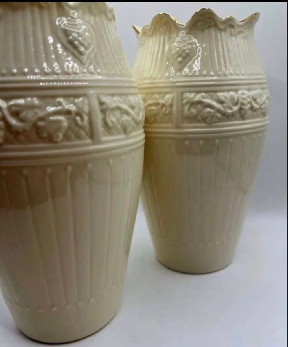 Vintage Belleek Vases - Image 1