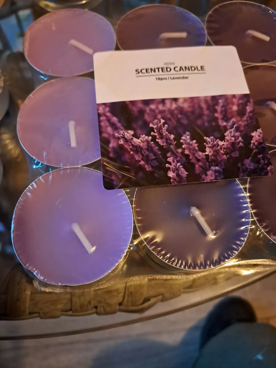 Lavendar tealight candles and lavendar room spray - Image 3