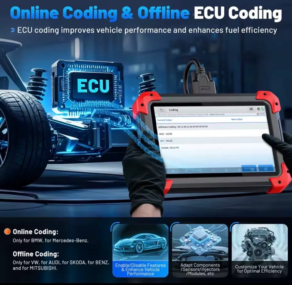 New XTOOL D7 Car Diagnostic Tools - Image 4