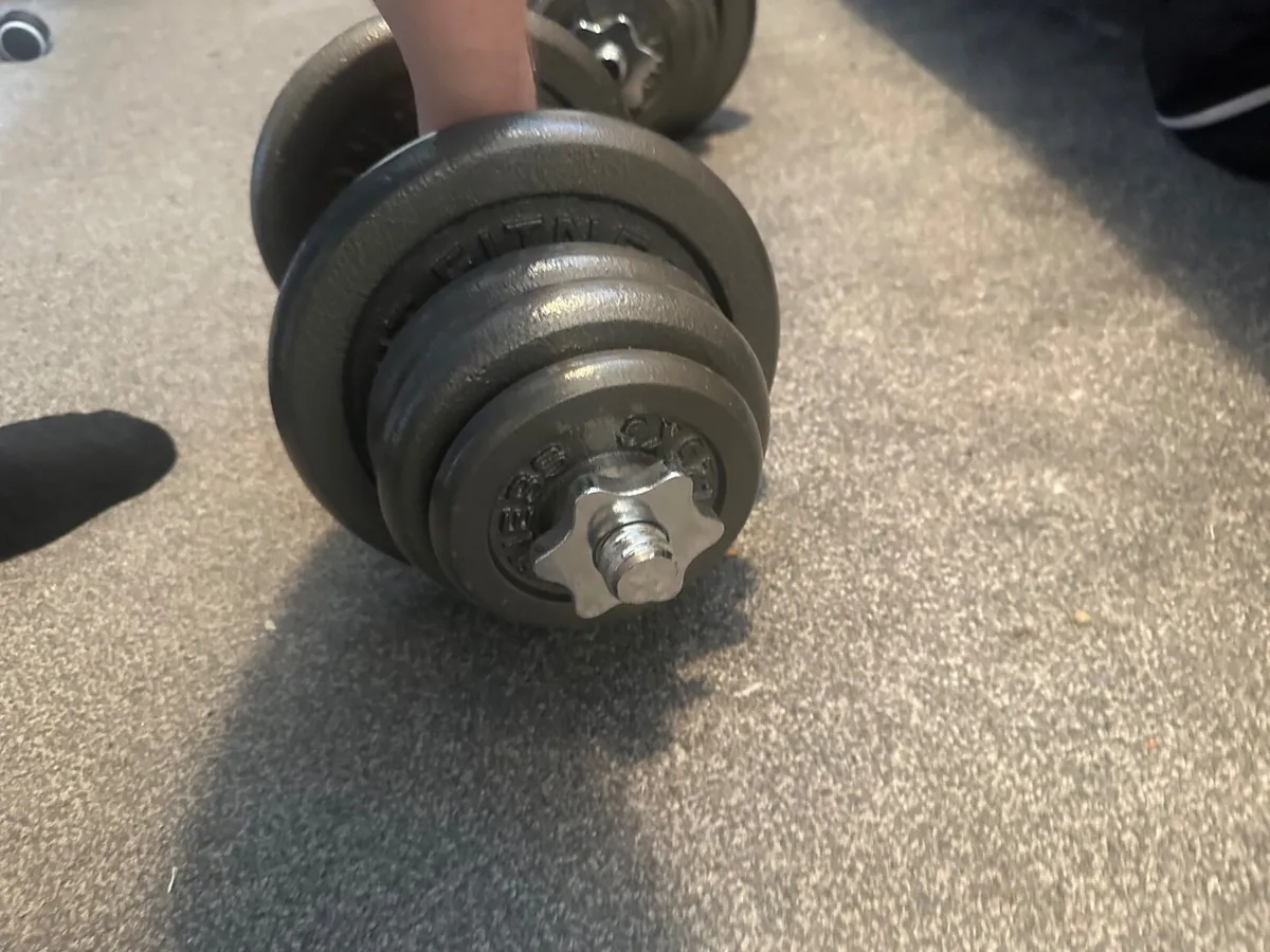 2 x 25KG Adjustable Dumbell - Image 2