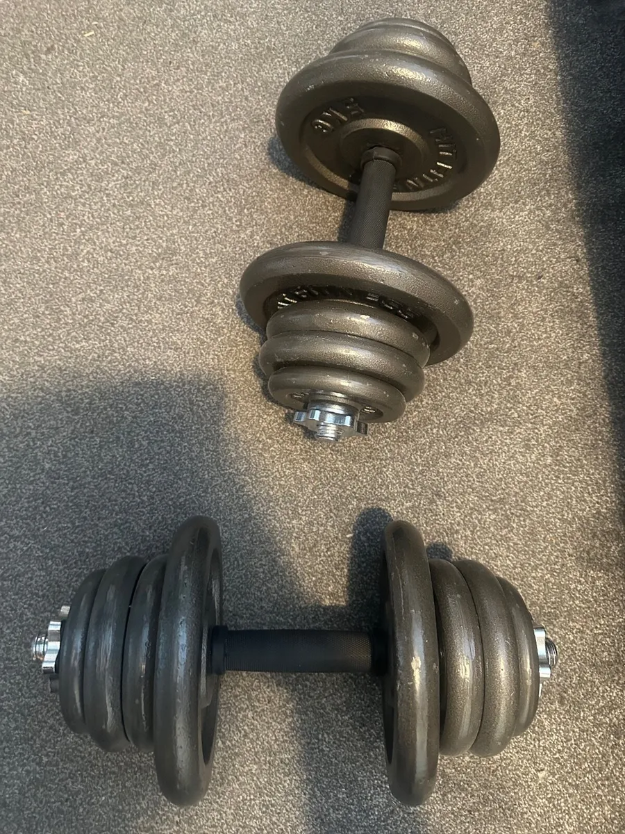 2 x 25KG Adjustable Dumbell - Image 3
