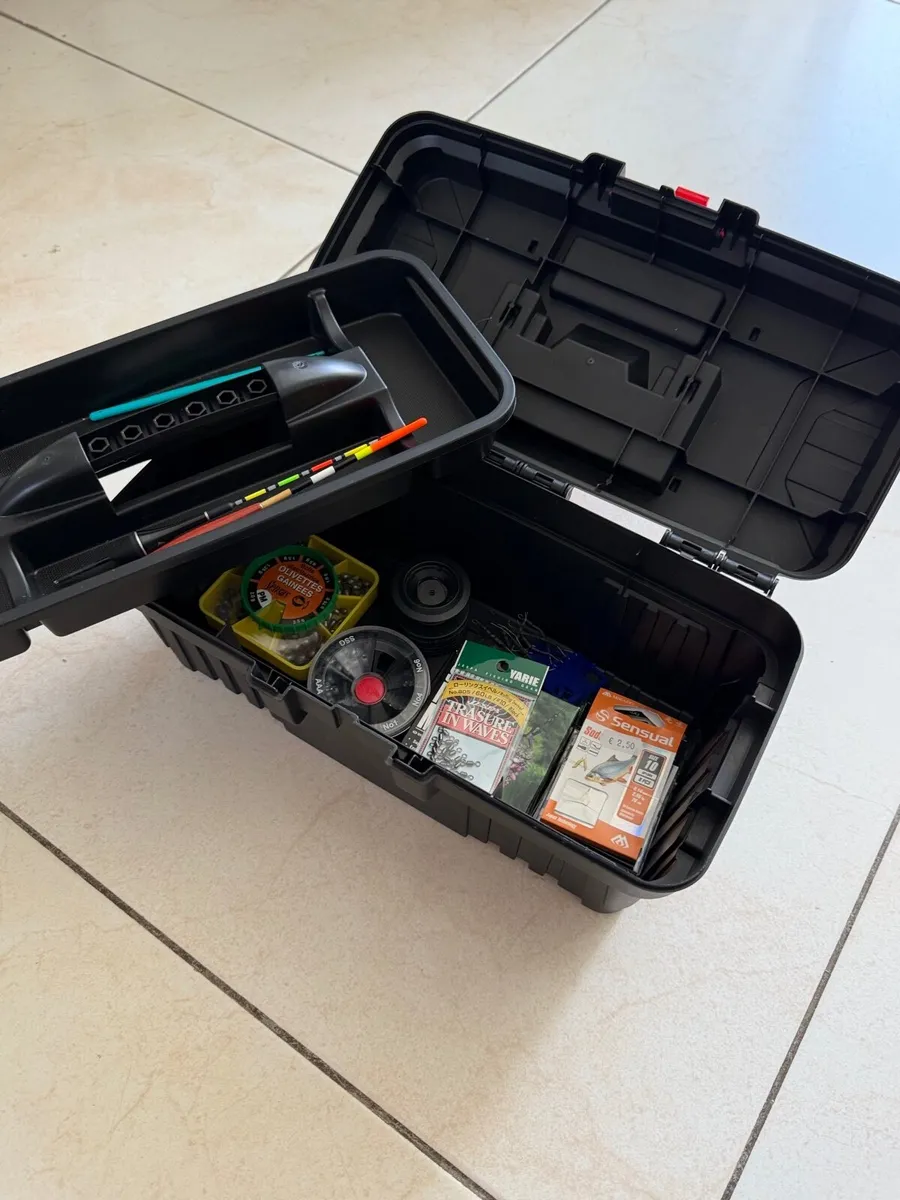 Complete Float Fishing Set – Rod, Reel, Net + More - Image 4
