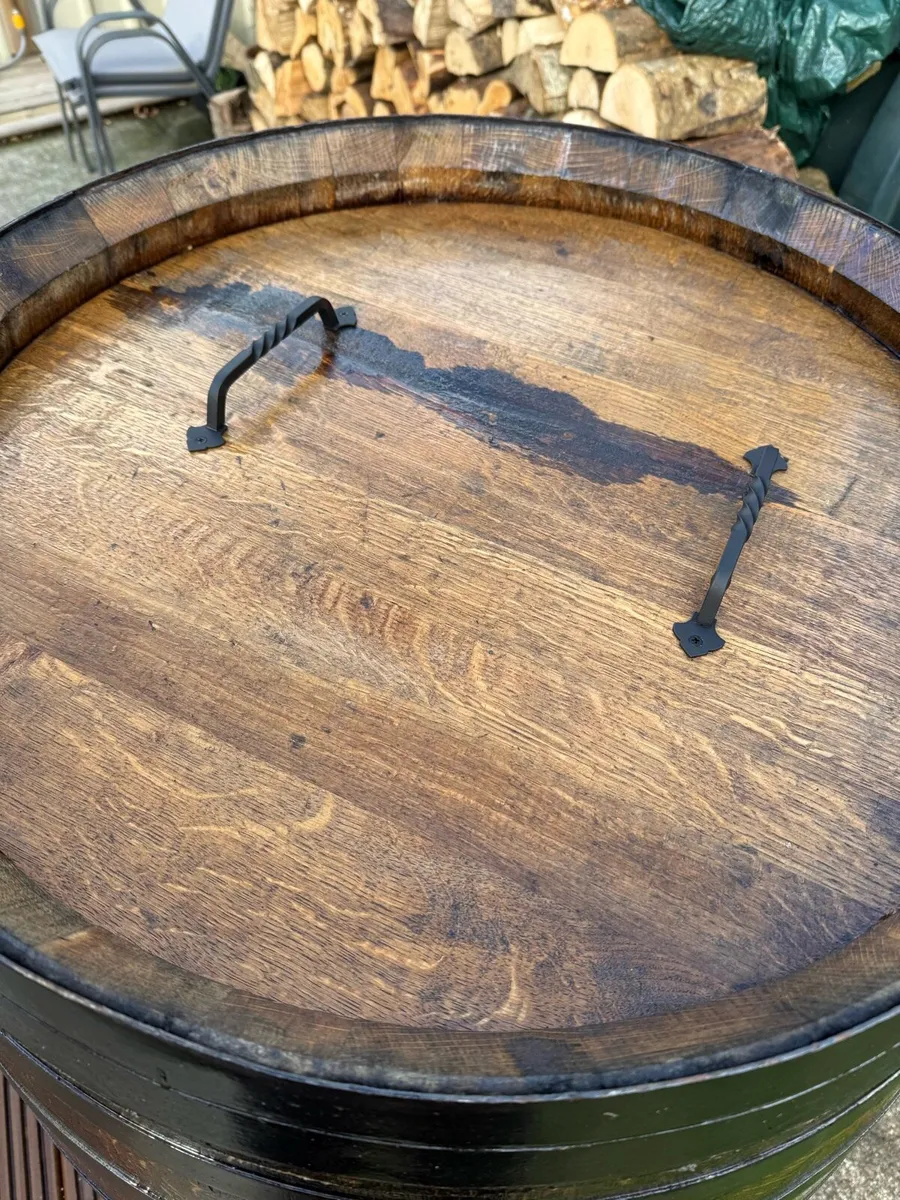 Ice Bath / Cold Plunge Whiskey Barrel - Image 3