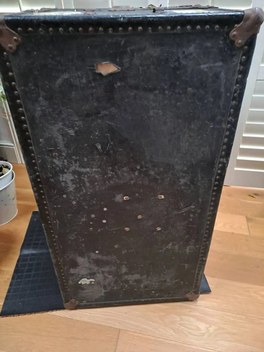 Antique Steamer Trunk - Image 4