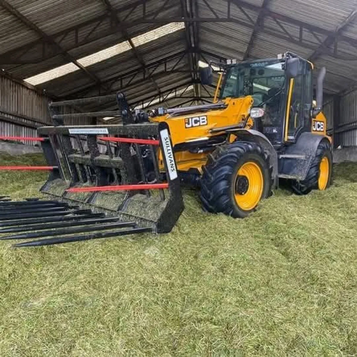 Buckrake, silage fork, grass fork, push off - Image 3