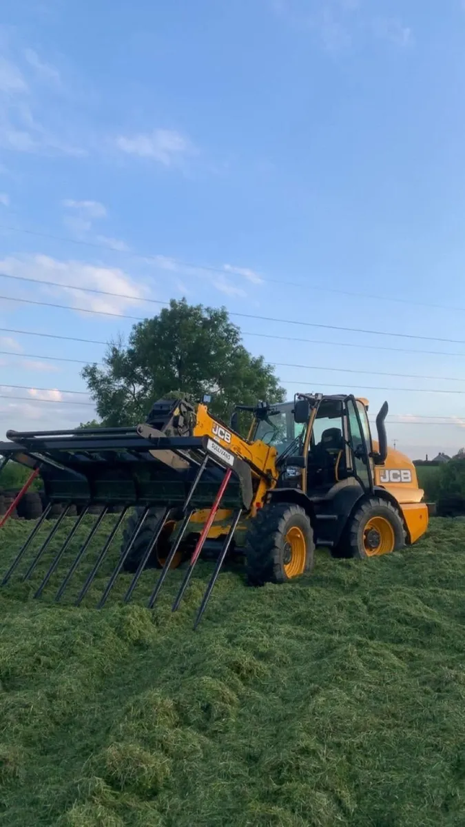 Buckrake, silage fork, grass fork, push off - Image 2