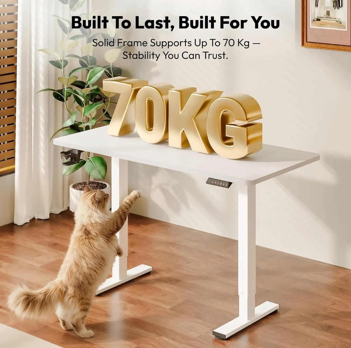Electric Standing Desk ONE PIECE 110 x 54 Height A - Image 2