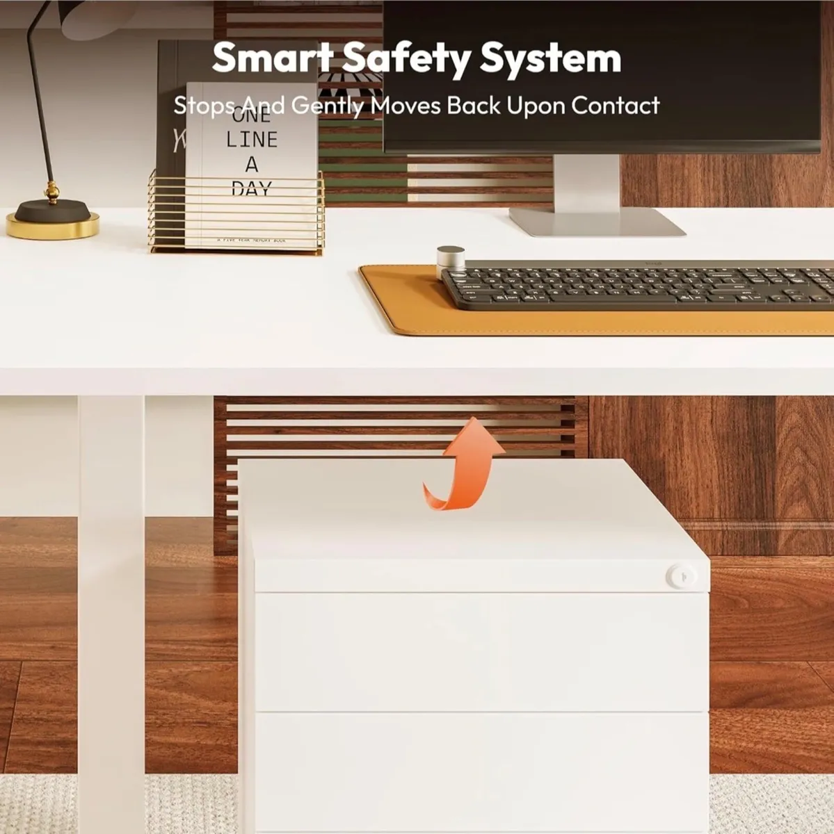 Electric Standing Desk ONE PIECE 110 x 54 Height A - Image 4
