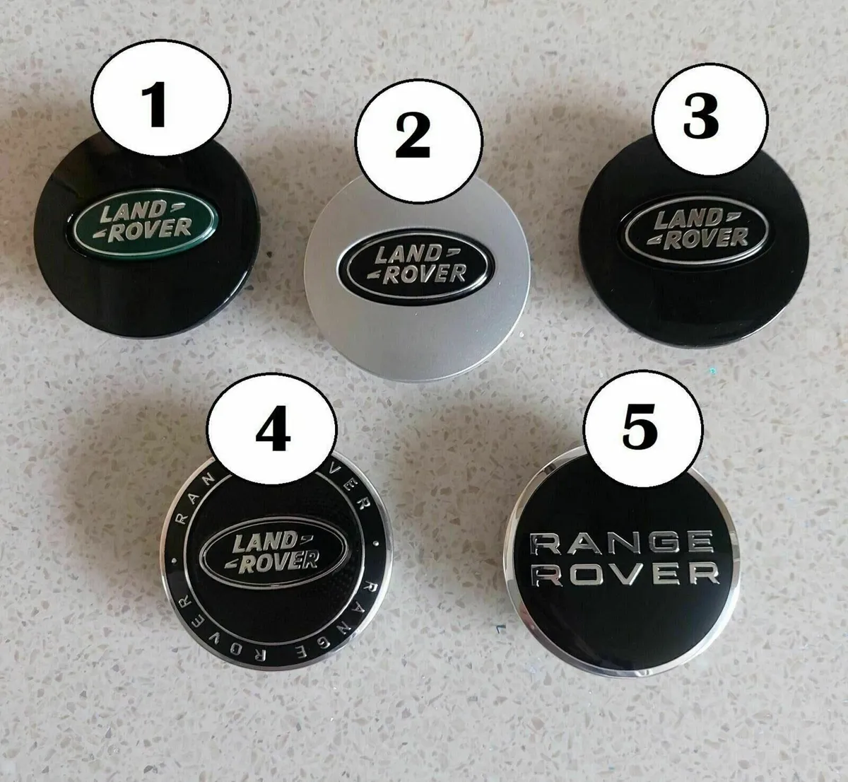 Land Rover Centre Caps - FREE POST - Image 1