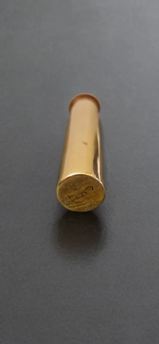 Original 1914 WWI British Army Brass Rifle Oiler - Lee Enfield - Marked - Image 2