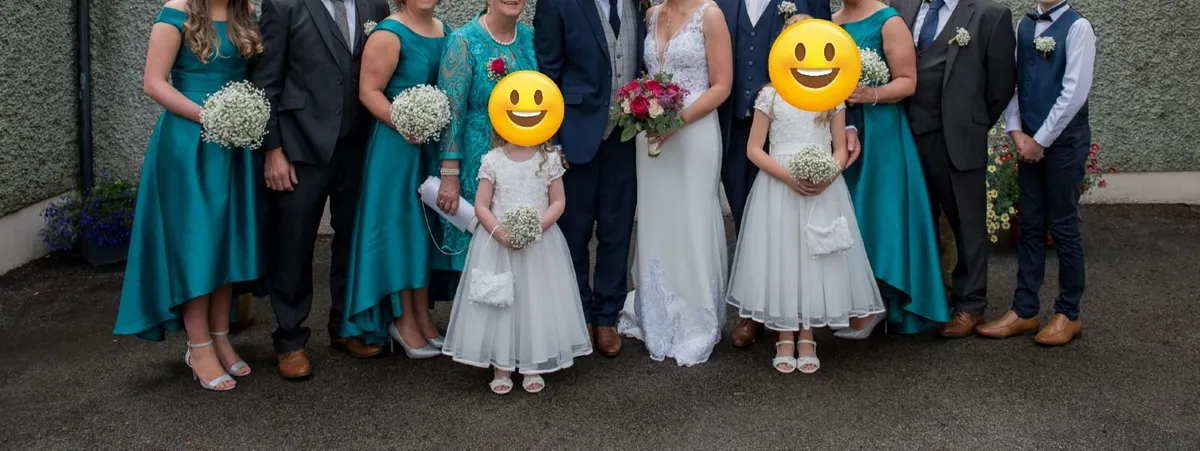 Bridesmaid dresses teal - Image 2