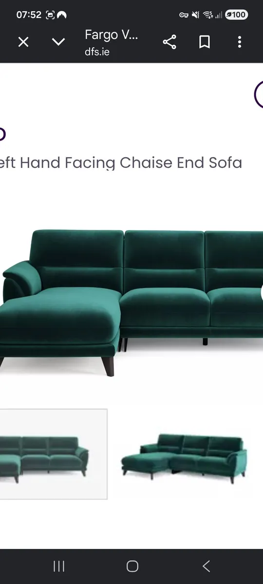 WANTED sofa with chaise
