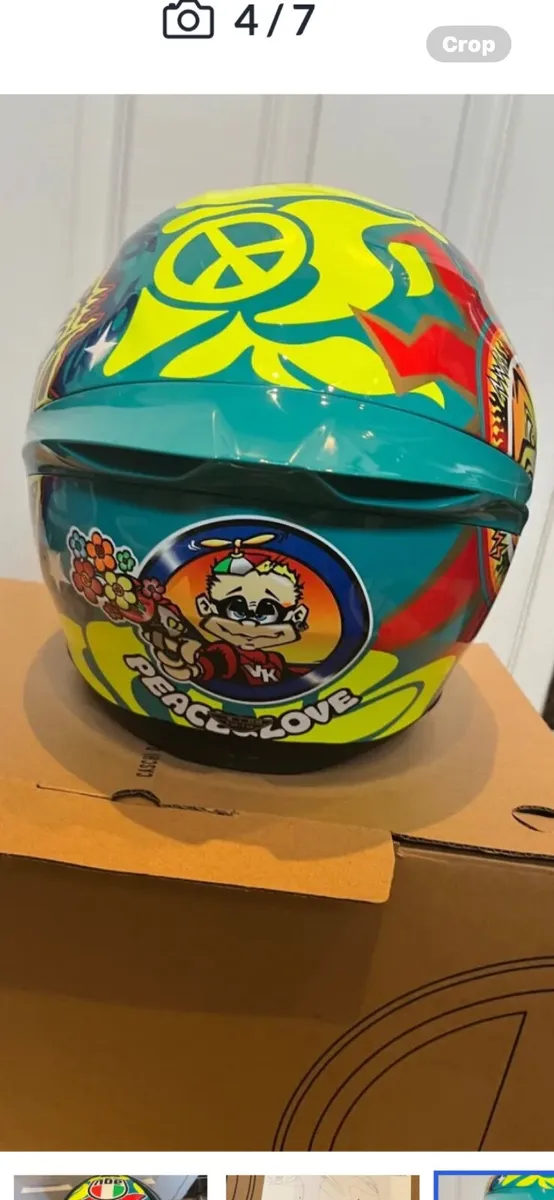 Brand new Agv Rossi motorbike helmet - Image 2
