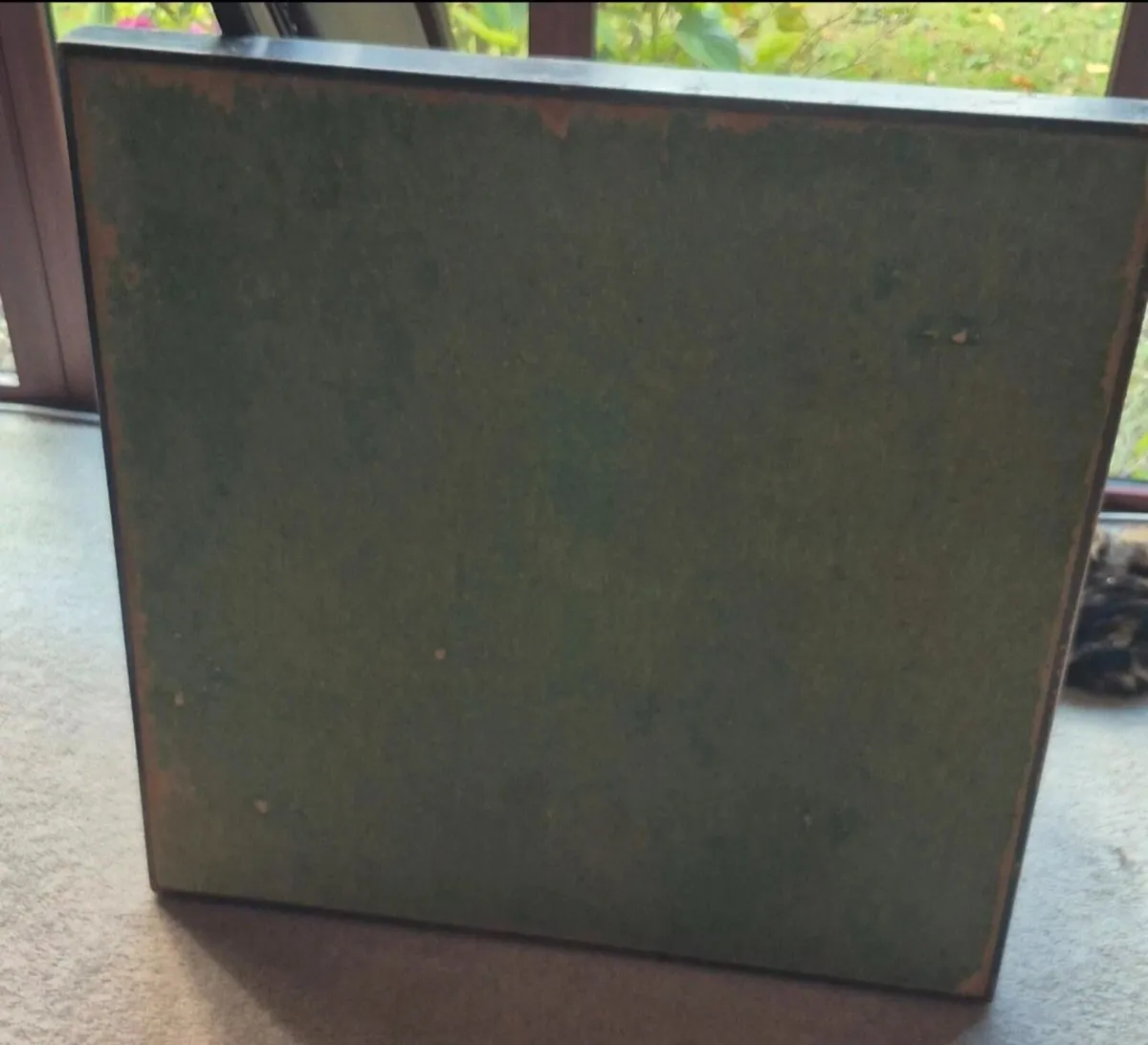 Antique folding games / card table - Image 3