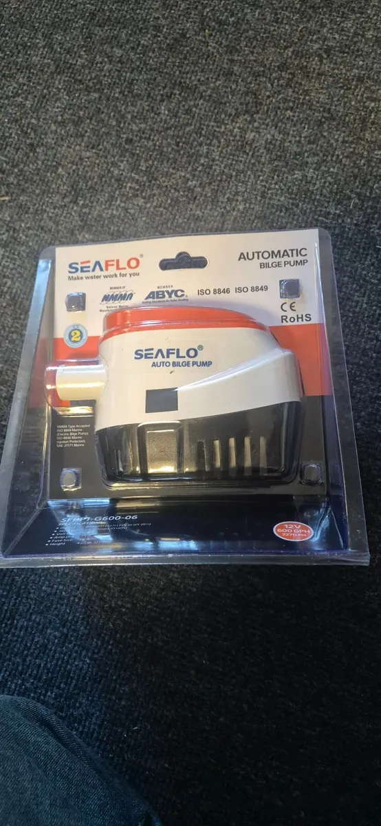 €34  12v   Automatic Bilge pump 600g - Image 2