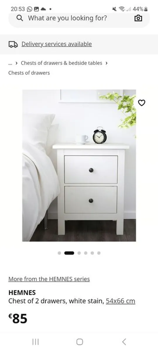Ikea Hemnes side locker - Image 2