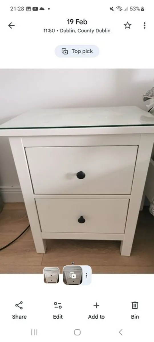Ikea Hemnes side locker - Image 1