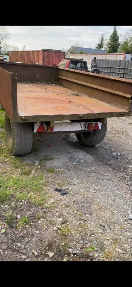 Tipping tralier + power washer on trailer 1000lt - Image 4