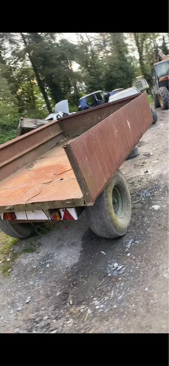 Tipping tralier + power washer on trailer 1000lt - Image 1