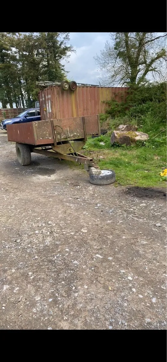Tipping tralier + power washer on trailer 1000lt - Image 2