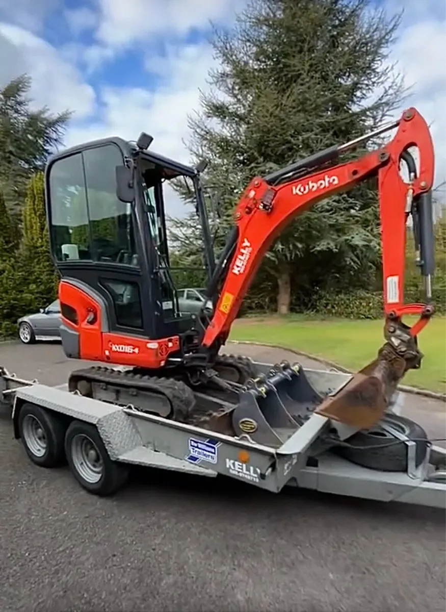 Mini Digger , woodchipper works / Hire - Image 1