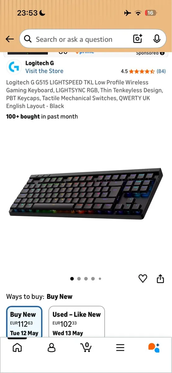 Logitech G515 Wireless - Image 1