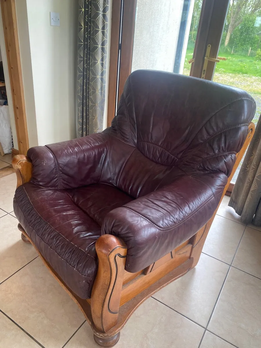 Leather armchair - Image 2