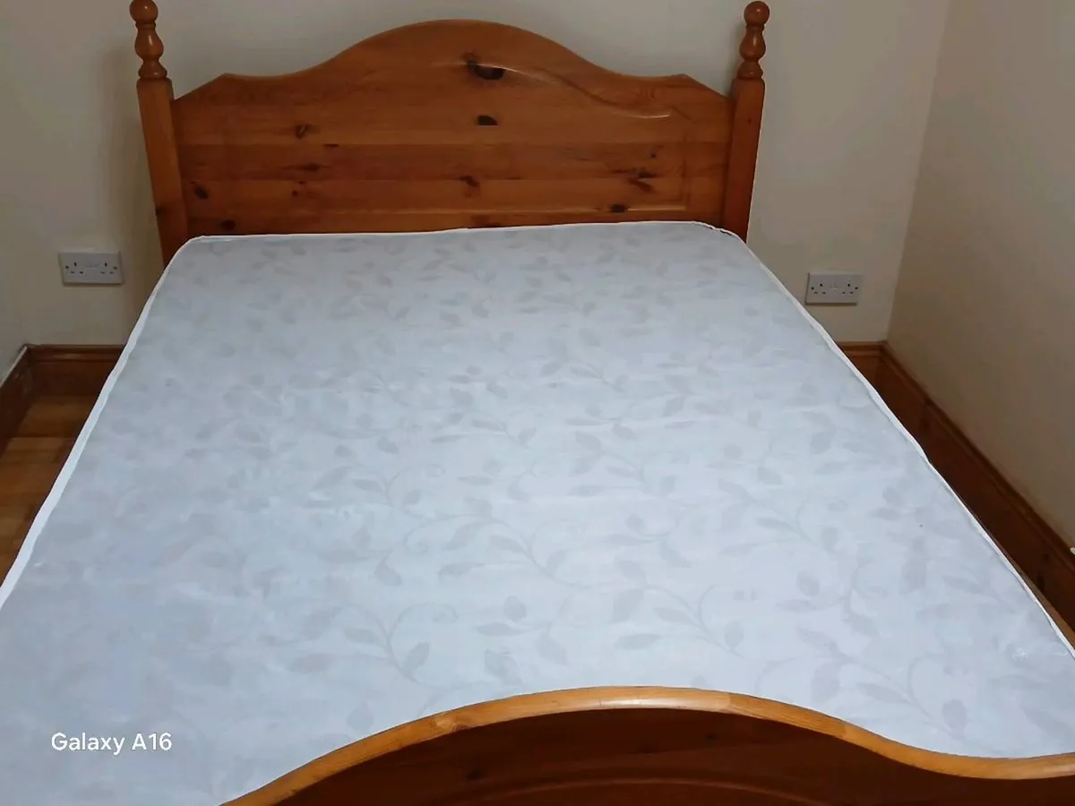 Double frame and mattress like new 4 x 6 only €200 - Image 2