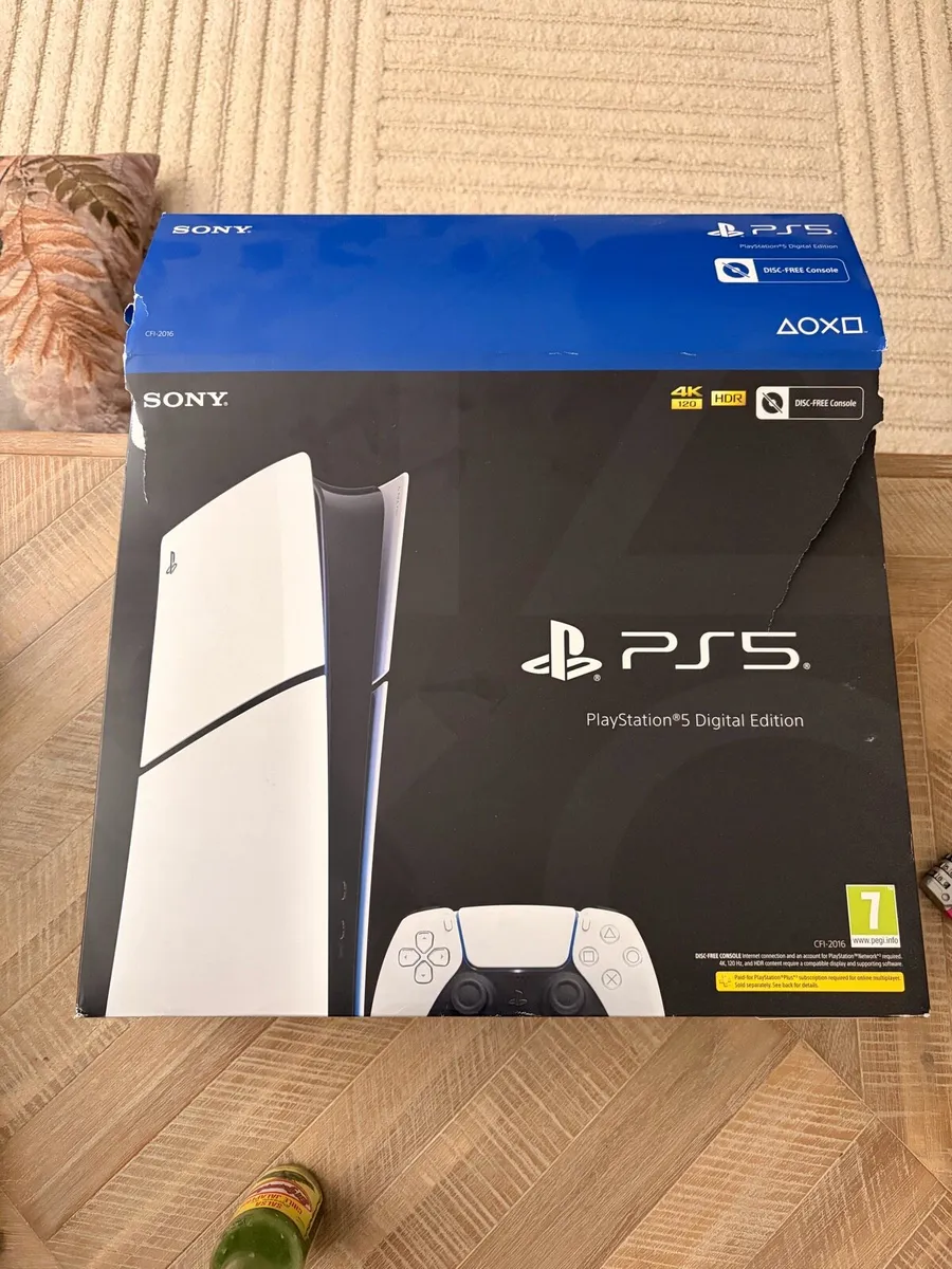 PS5 Digital Slim Edition 1TB + 2 Dual Sense Cntrl - Image 4
