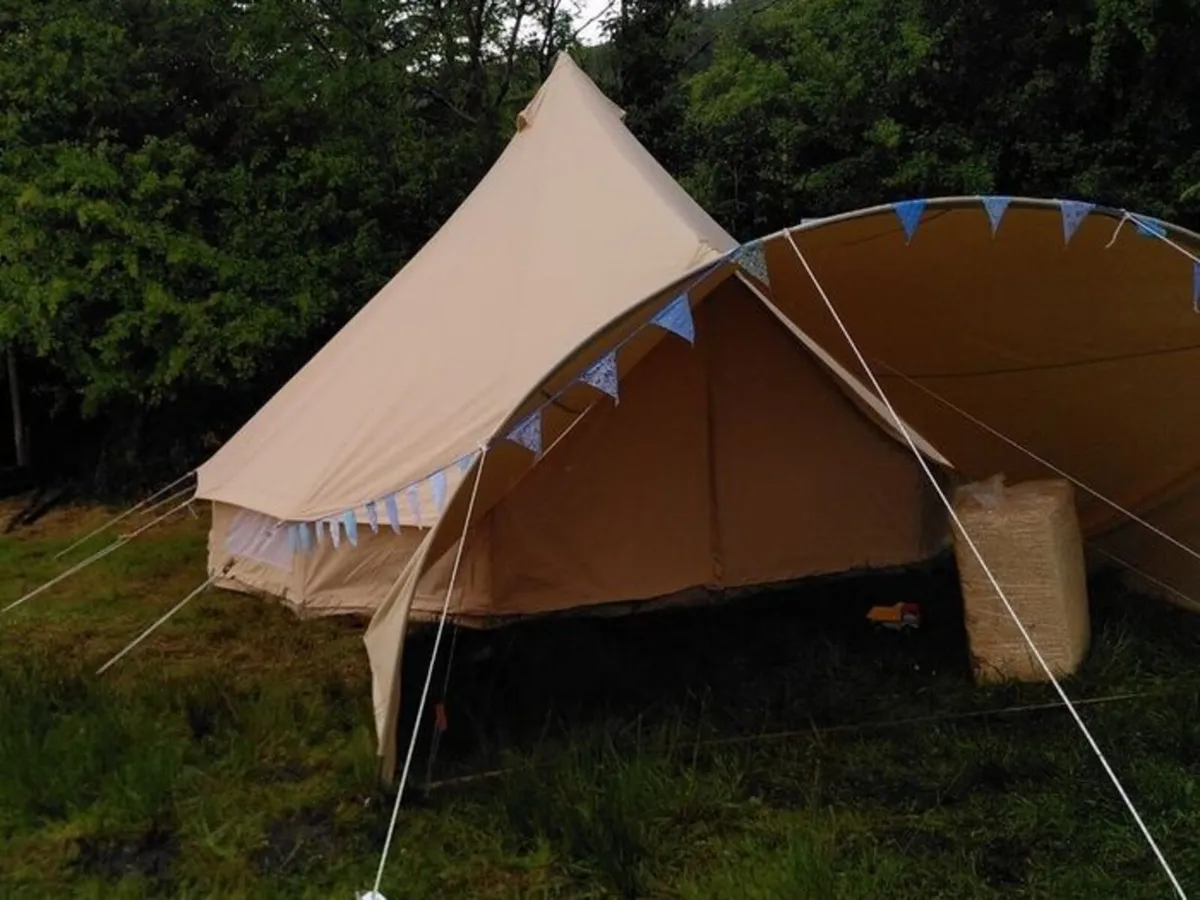 NEW Canvas Bell Tent Awning - Image 2