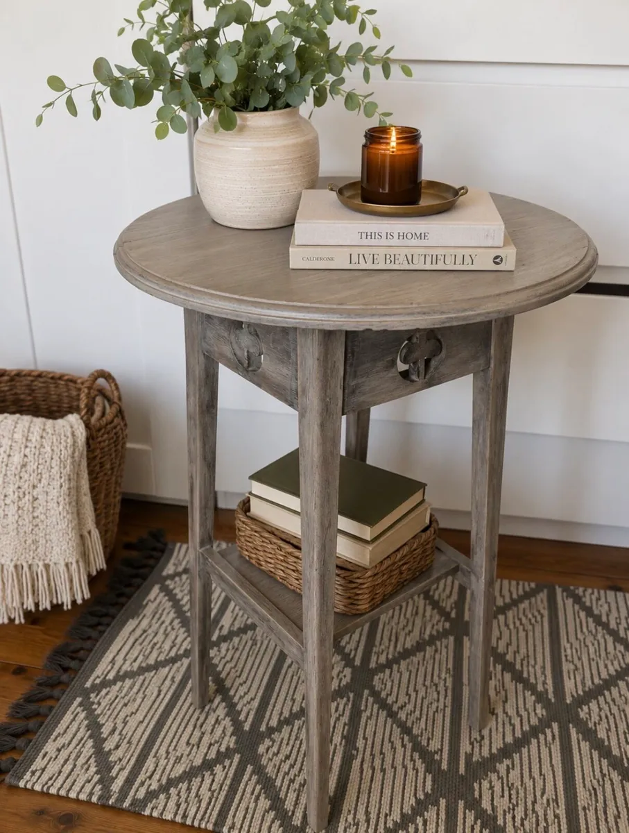 Oak side table - Image 1