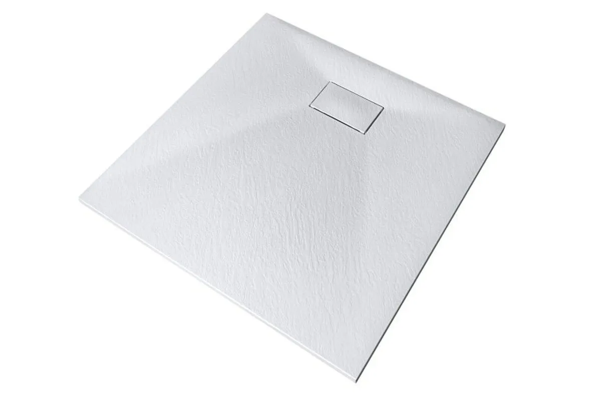 White Slim Shower Tray 90x90