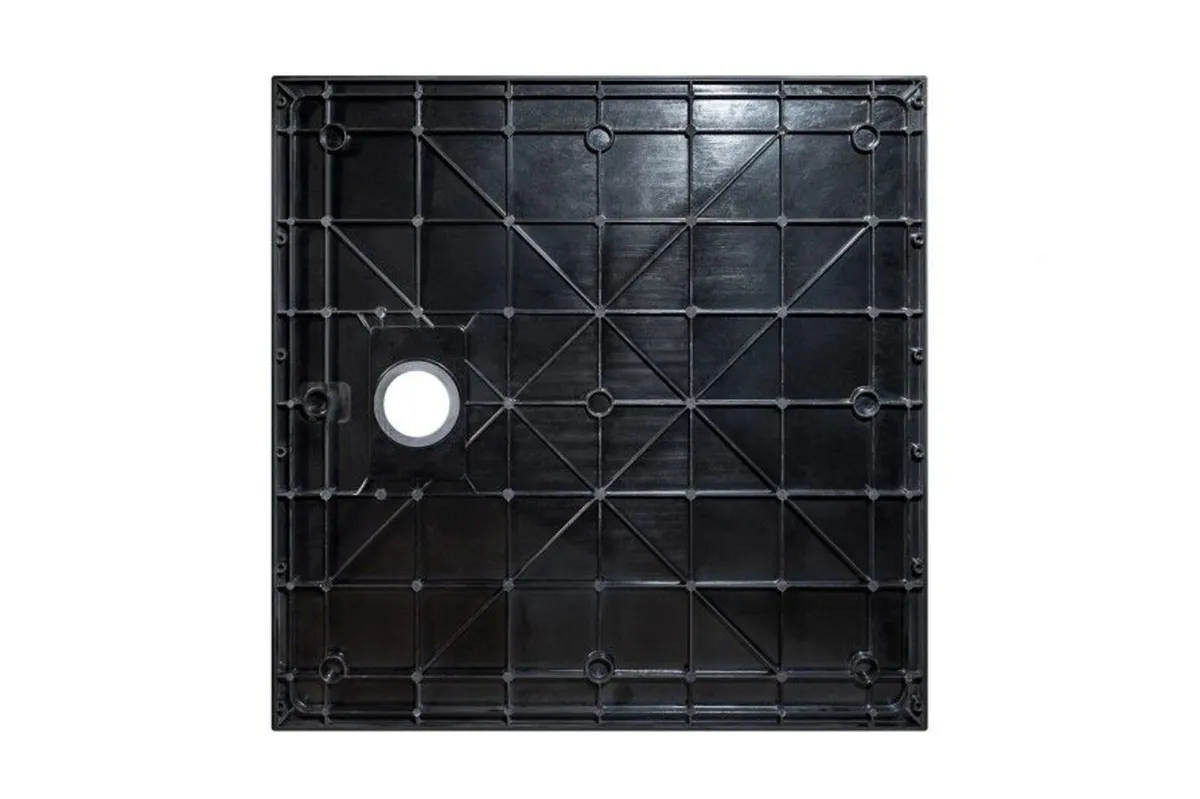 Vexo Black square shower tray 90x90 2.6 cm - Image 3