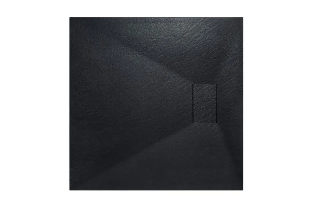 Vexo Black square shower tray 90x90 2.6 cm - Image 1