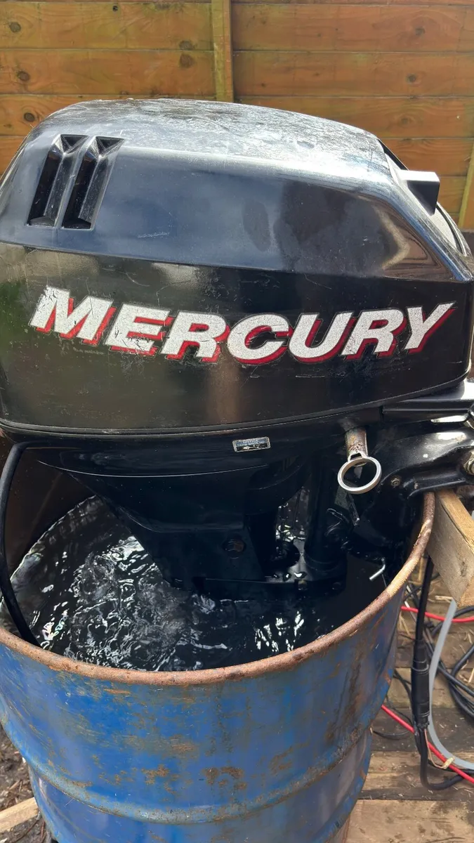 The outboard motor is for sale in very good condit - Image 3