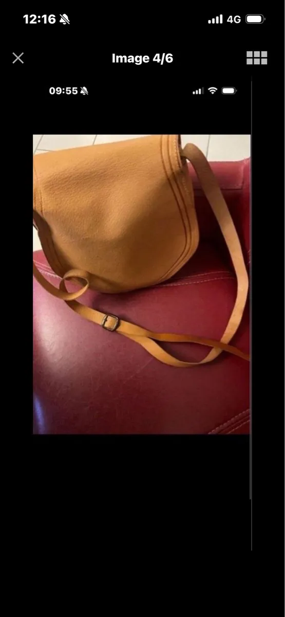 Leather Shoulder Bag - Image 4