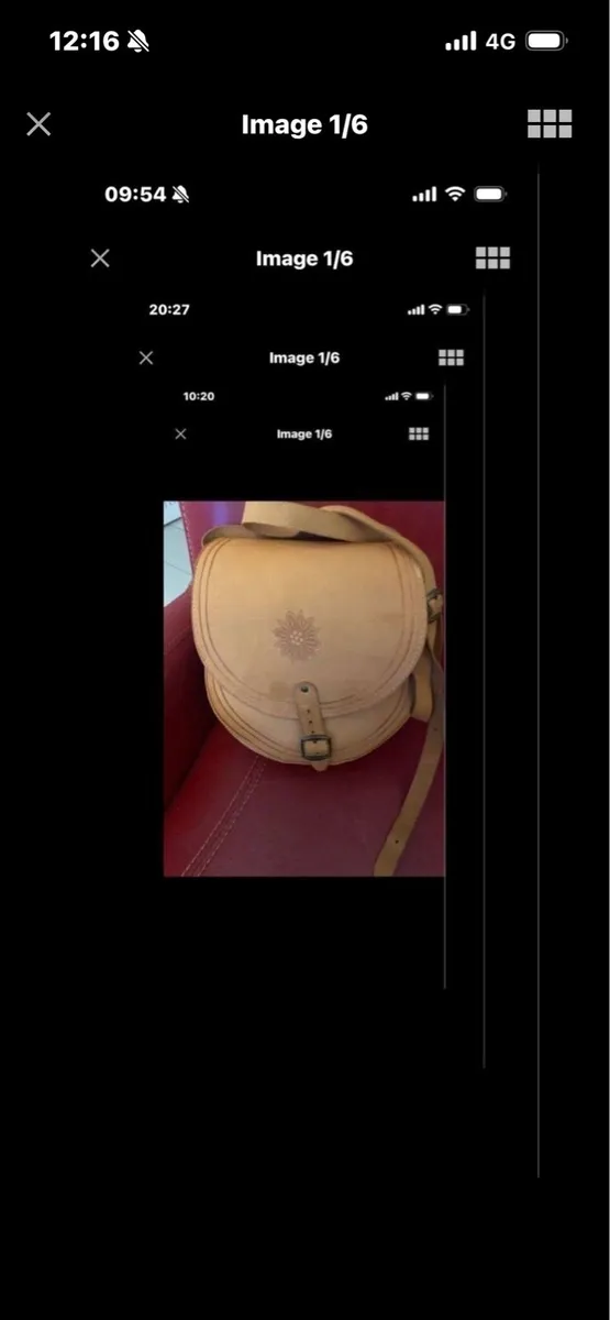 Leather Shoulder Bag - Image 1