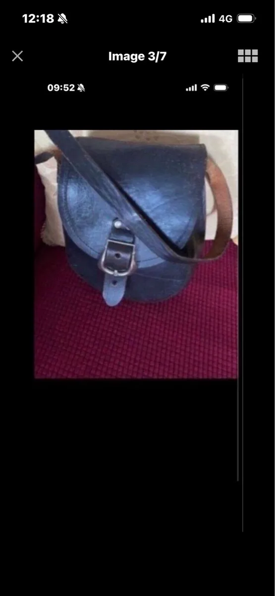 Vintage  Army Leather Shoulder Bag - Image 3